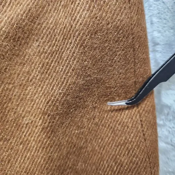 Vintage Neiman Marcus Anne Klein Skirt Womens S Brown Wool Pencil Lined Preppy - Picture 7 of 16